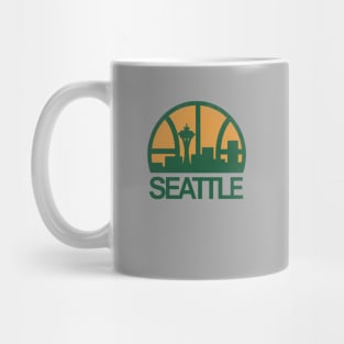 Classic Seattle SuperSonics Skyline Mug